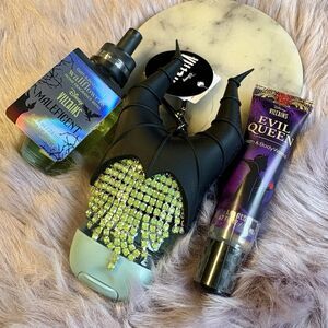 Bath & Body Works DISNEY VILLAINS Maleficent-Evil Queen 4-PC Bundle Gift Set